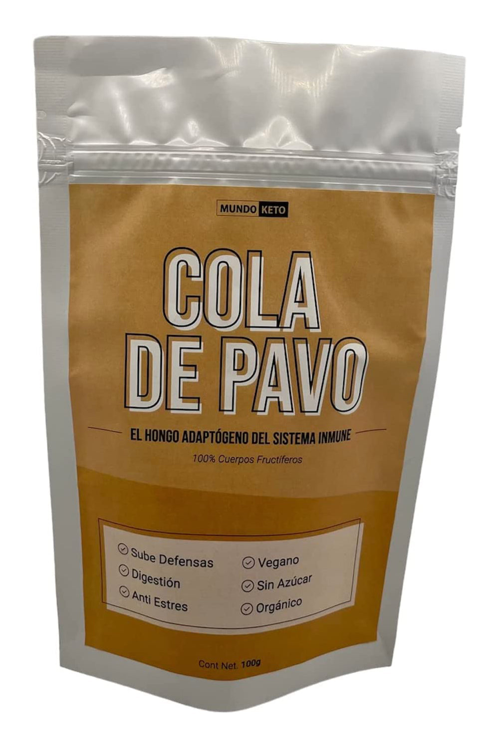 Hongo Cola de Pavo - 100% Puro y Orgánico - Cuerpos Fructíferos - Bolsa de 1kg