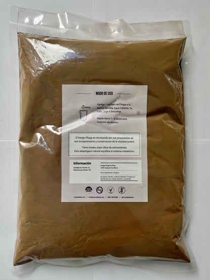 Chaga - 100% Cuerpos Fructíferos Orgánicos - 1kg | Poder Antioxidante 🍄