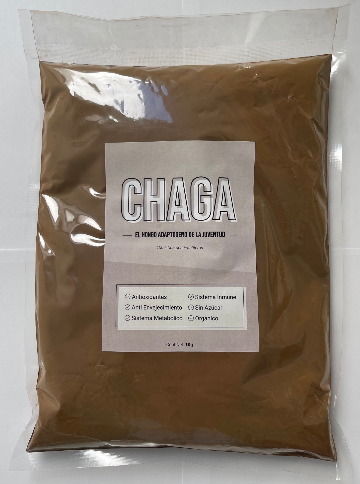 Chaga - 100% Cuerpos Fructíferos Orgánicos - 1kg | Poder Antioxidante 🍄